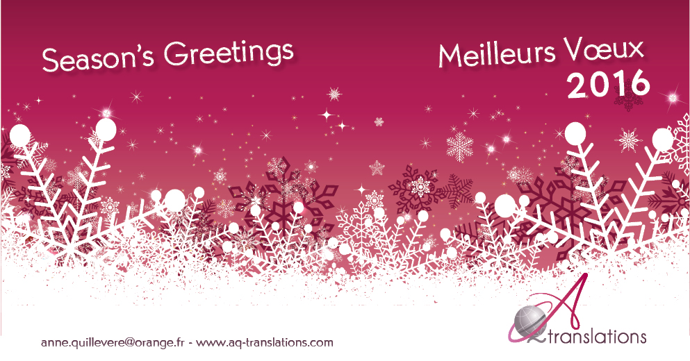 Voeux AQTranslations 2016